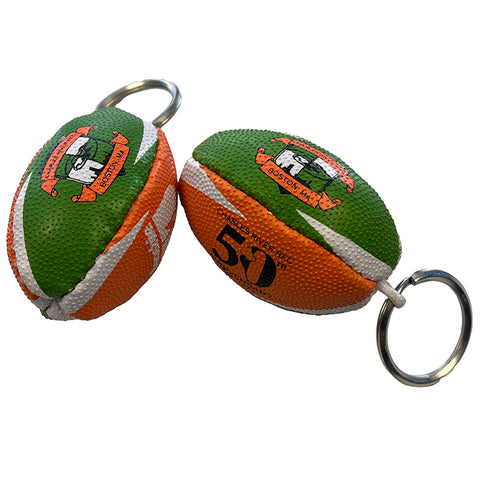 Charles River Mini Rugby Ball Keychain