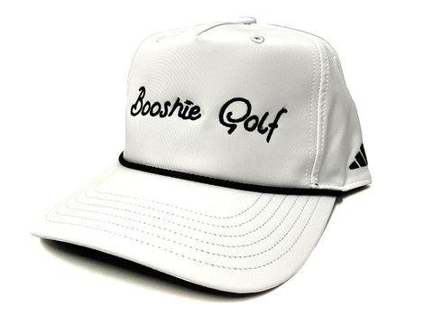 Booshie Golf - Adidas - White Sustainable Rope Cap