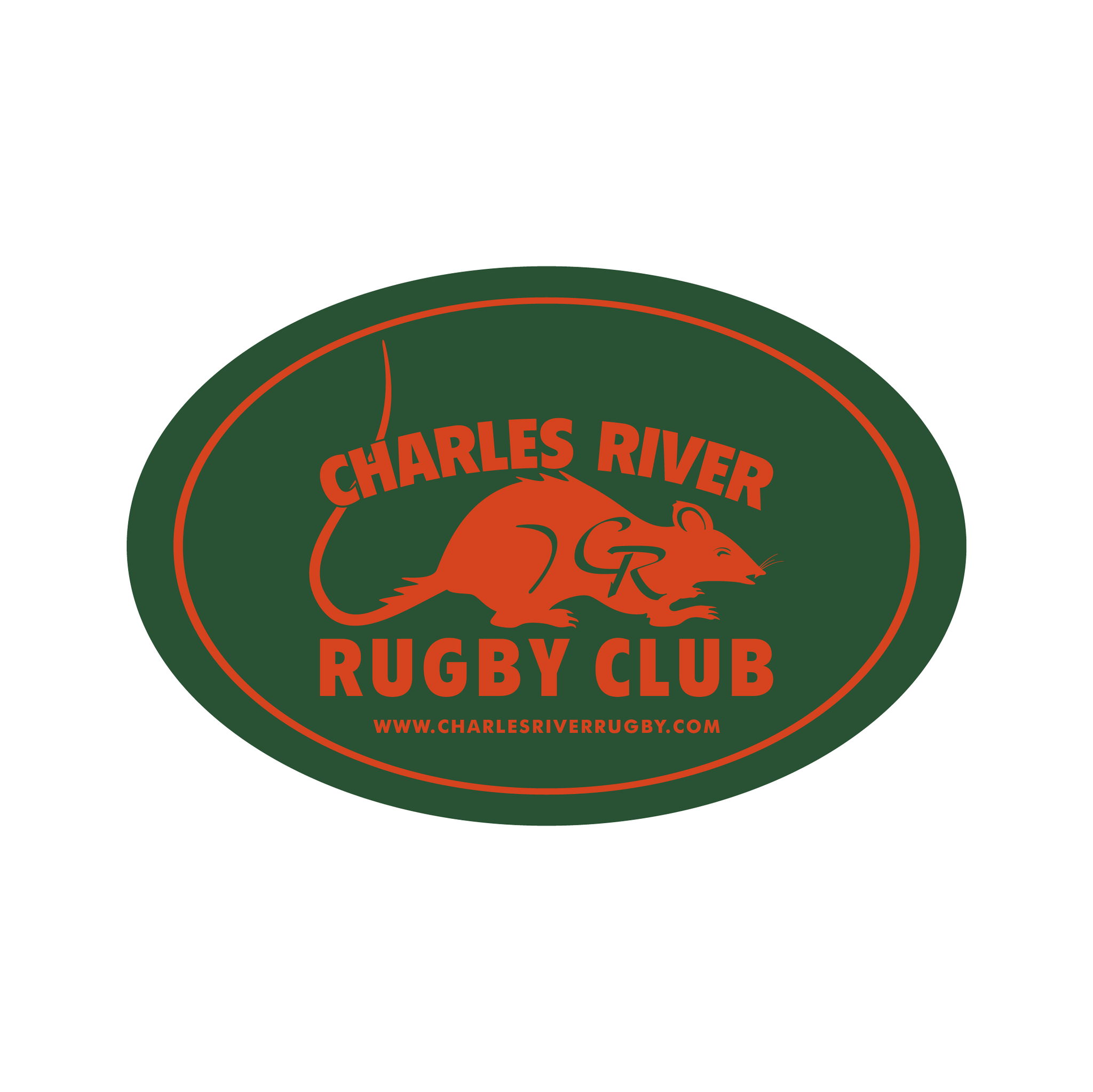 Charles River Oval Decal (STOCK)