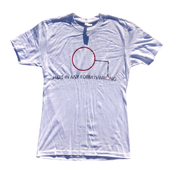 Hate is Wrong Graphic T-Shirt - White (Esera)