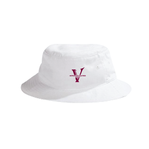 Valkyries Rugby Bucket Hat - White