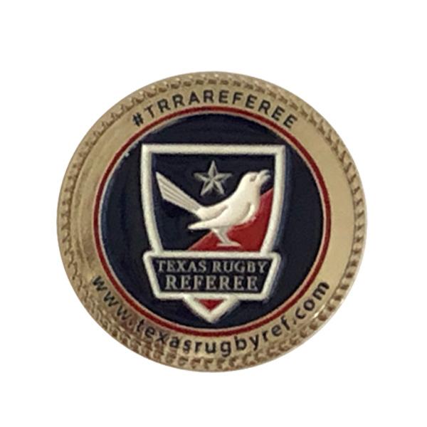 Texas Rugby Referee Coin