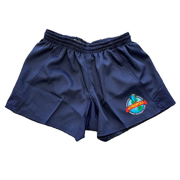 Metropolis Rugby Match Shorts, Navy