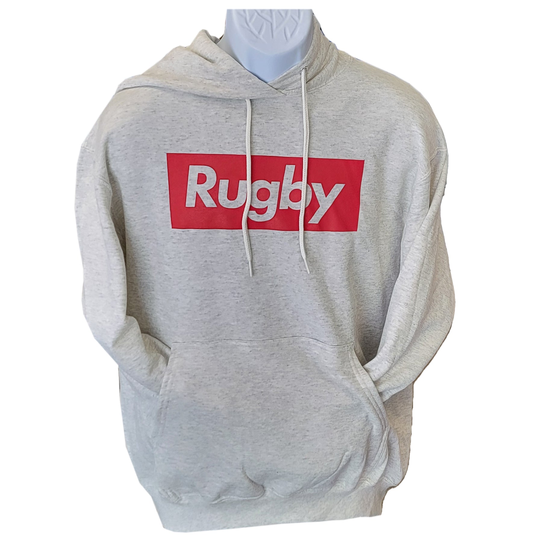 "Rugby" Red Box Hoodie