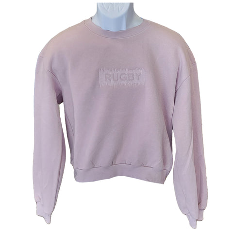 "RUGBY" Embroidered Crewneck