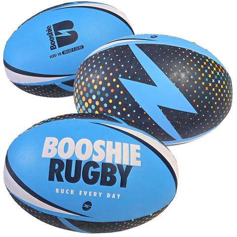 "Ruck Every Day" Booshie JUMBO Rugby Ball - Size 10