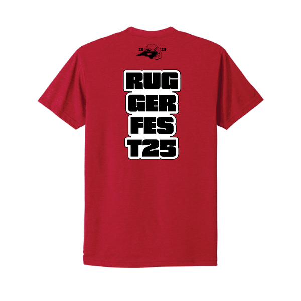 Carolina Ruggerfest 2025 Tournament Tee - Red