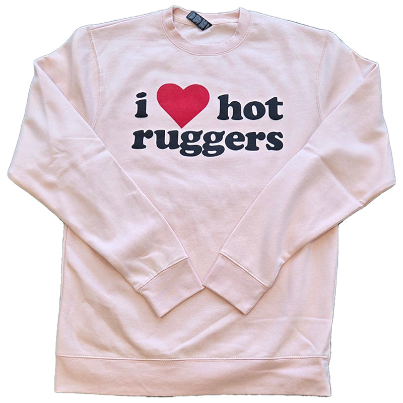 I <3 Hot Ruggers Fleece Crewneck