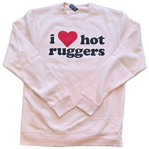 I <3 Hot Ruggers Fleece Crewneck