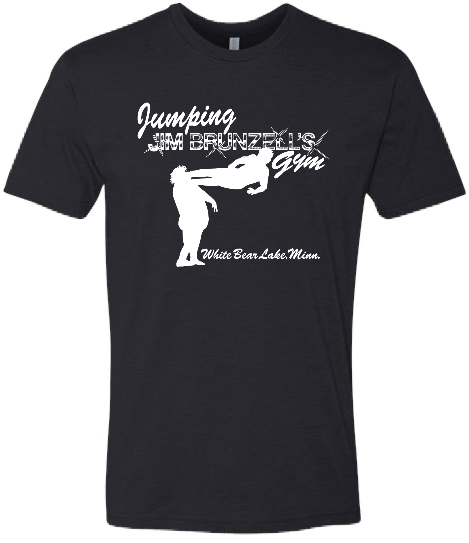 Jumping Jim Brunzell's Gym Tee - Black