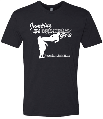 Jumping Jim Brunzell's Gym Tee - Black