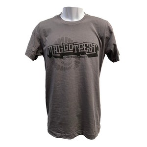 Maggotfest Logo Tee - Charcoal