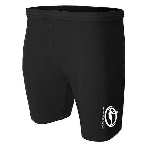 Product of Rugby - Ladies Spandex Shorts - Black