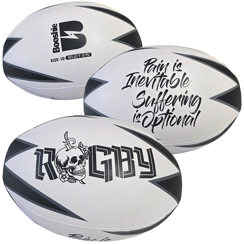 Pain is Inevitable JUMBO Rugby Ball - Size 10