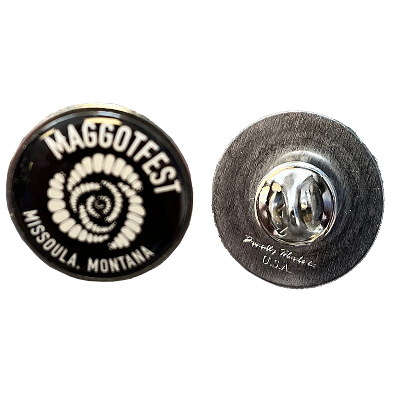 Maggotfest Die Struck Trading Pin