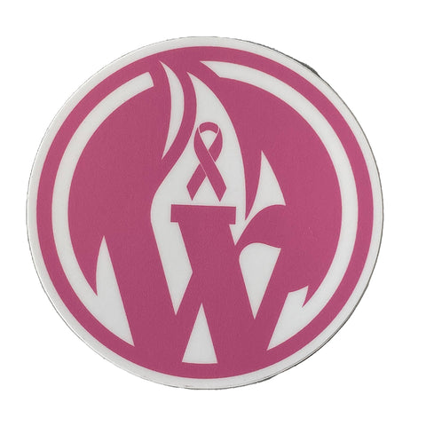 Circle Decal (Cancer Ribbon)