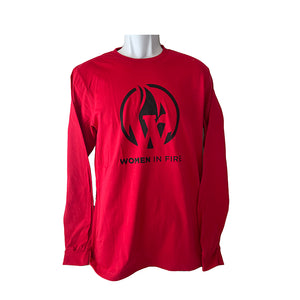 Women in Fire Long Sleeve T-Shirt - Red