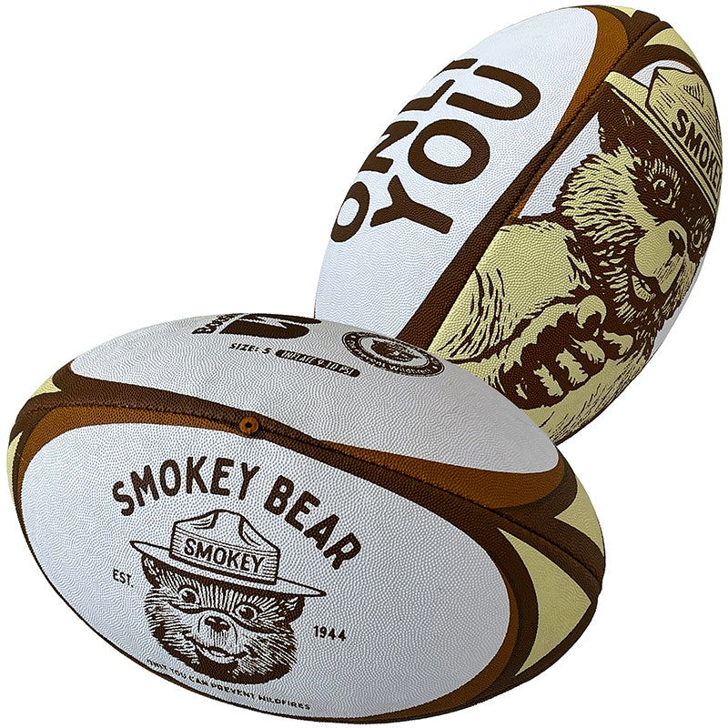 Smokey Bear Rugby Ball - Size 2