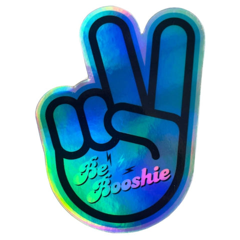 Be Booshie Peace Sticker
