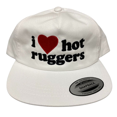 I Love Hot Ruggers Snapback Hat