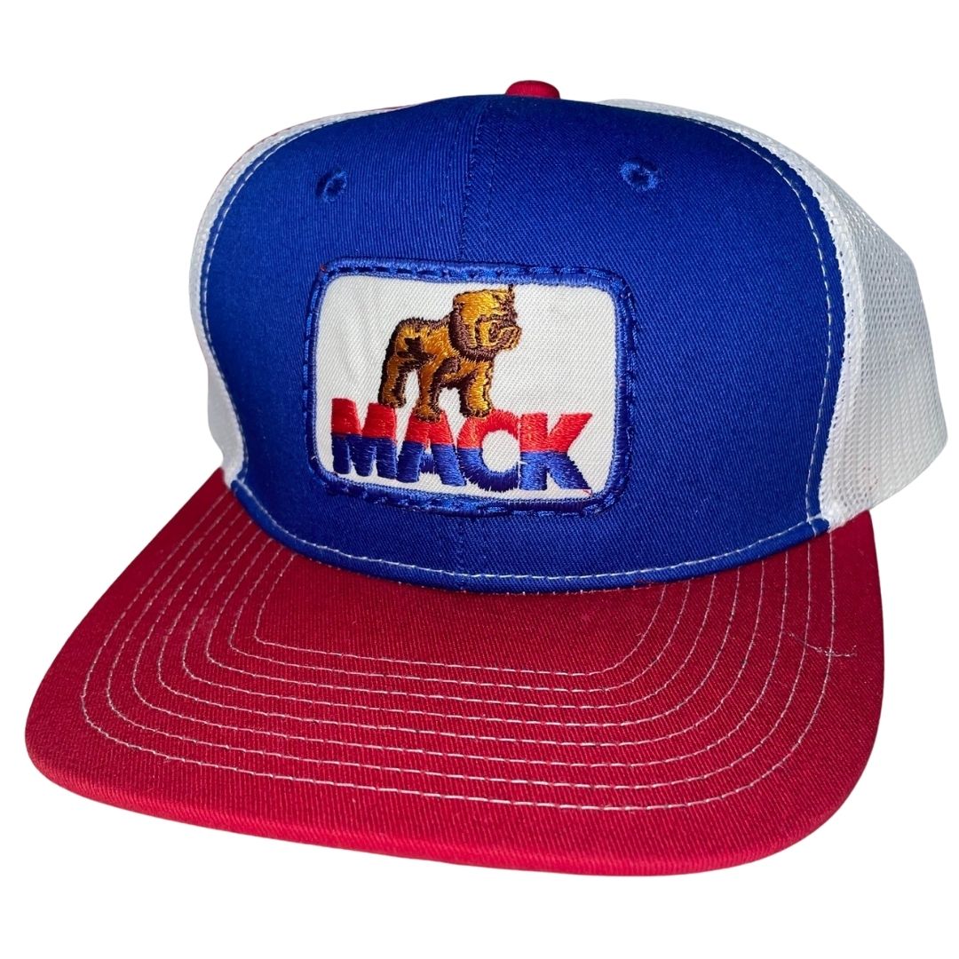 MACK Patch Trucker Cap - Red/White/Blue