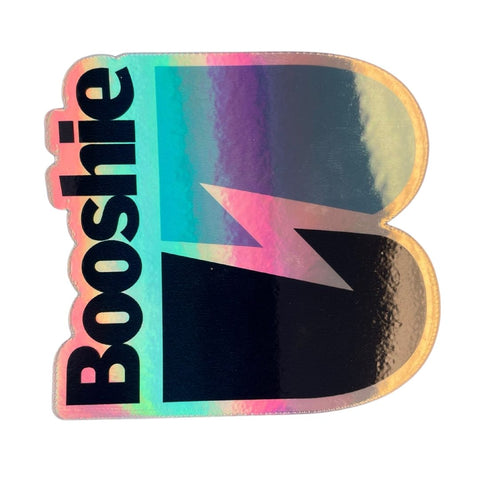 Booshie Blue Sticker (Holographic)