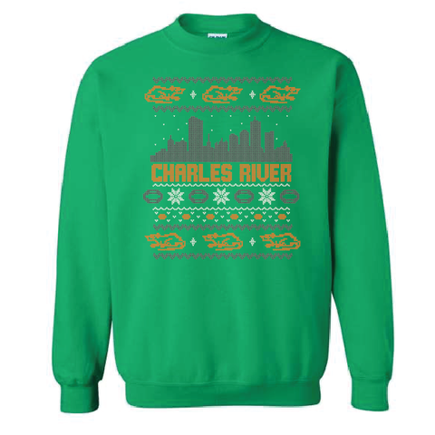 Charles River Rugby Holiday Crewneck