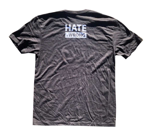 Hate is Wrong Graphic T-Shirt - Black (Esera)