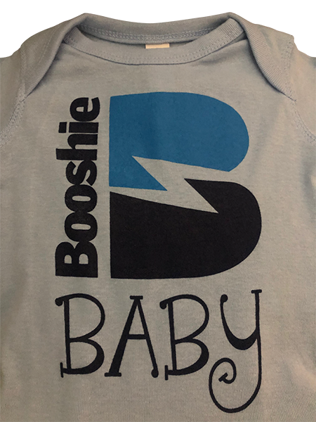 Booshie Baby Onesie - Baby Blue