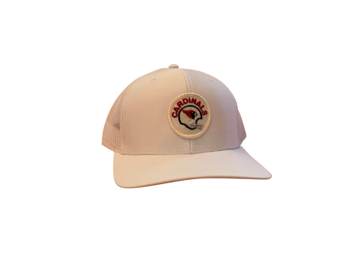 Arizona Cardinals Patch Trucker Cap - White