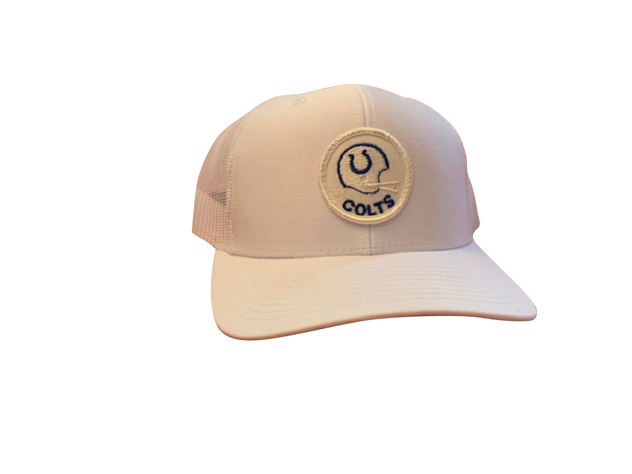 Indianapolis (Baltimore) Colts Patch Trucker Cap - White