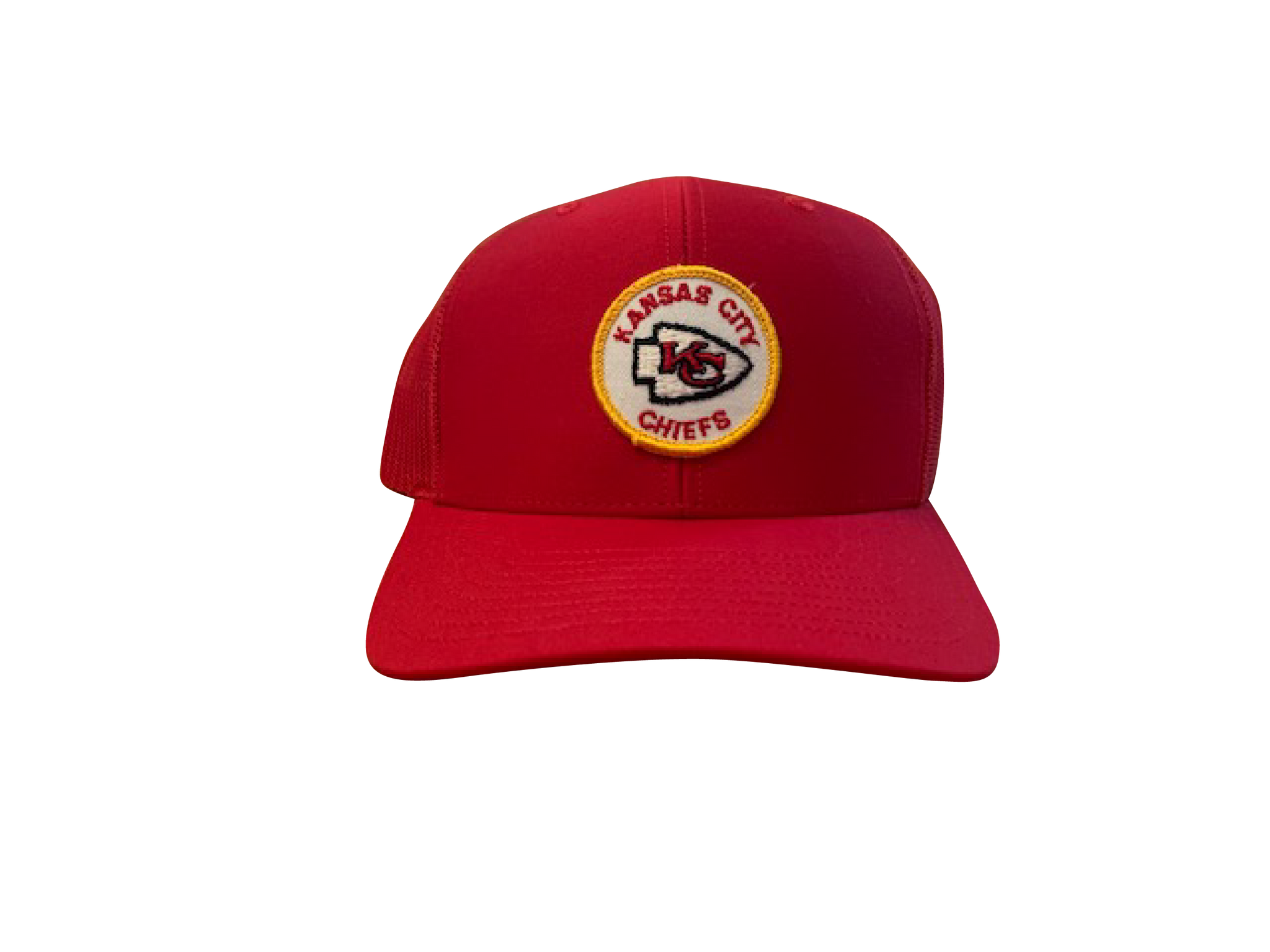 Kansas City Chiefs Patch Trucker Cap - Red
