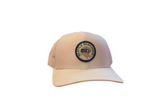 Seattle Seahawks Patch Trucker Cap - White