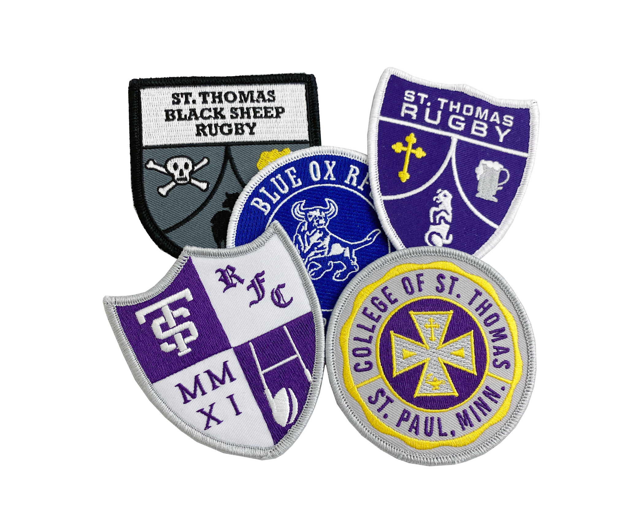 St. Thomas Rugby Patch - 5 Pack