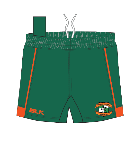 Charles River BLK PRO Rugby Shorts (STOCK)