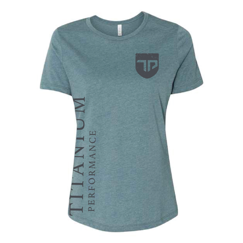 Titanium Performance Women's Tee - Heather Slate (Pre Order 2545)