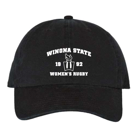 WSU Rugby Dad Hat - Black (Pre Order 3148)