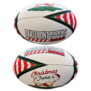 Lakefront 7s - Christmas In June "Santa Chair" Rugby Ball - Size 5