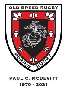 Paul McDevitt Morris/Old Breed Tribute - BLK Rugby Jersey (Pre order 3877)