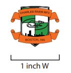 Charles River Logo Die Struck Enamel Pin