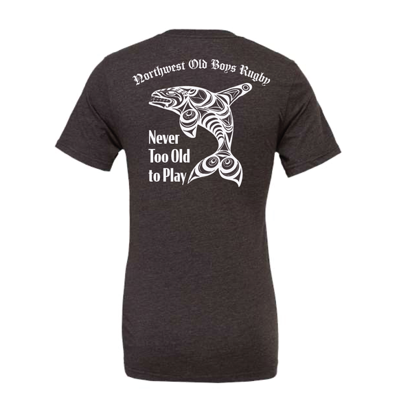 NOB Rugby Ultra Cotton Tee - Charcoal